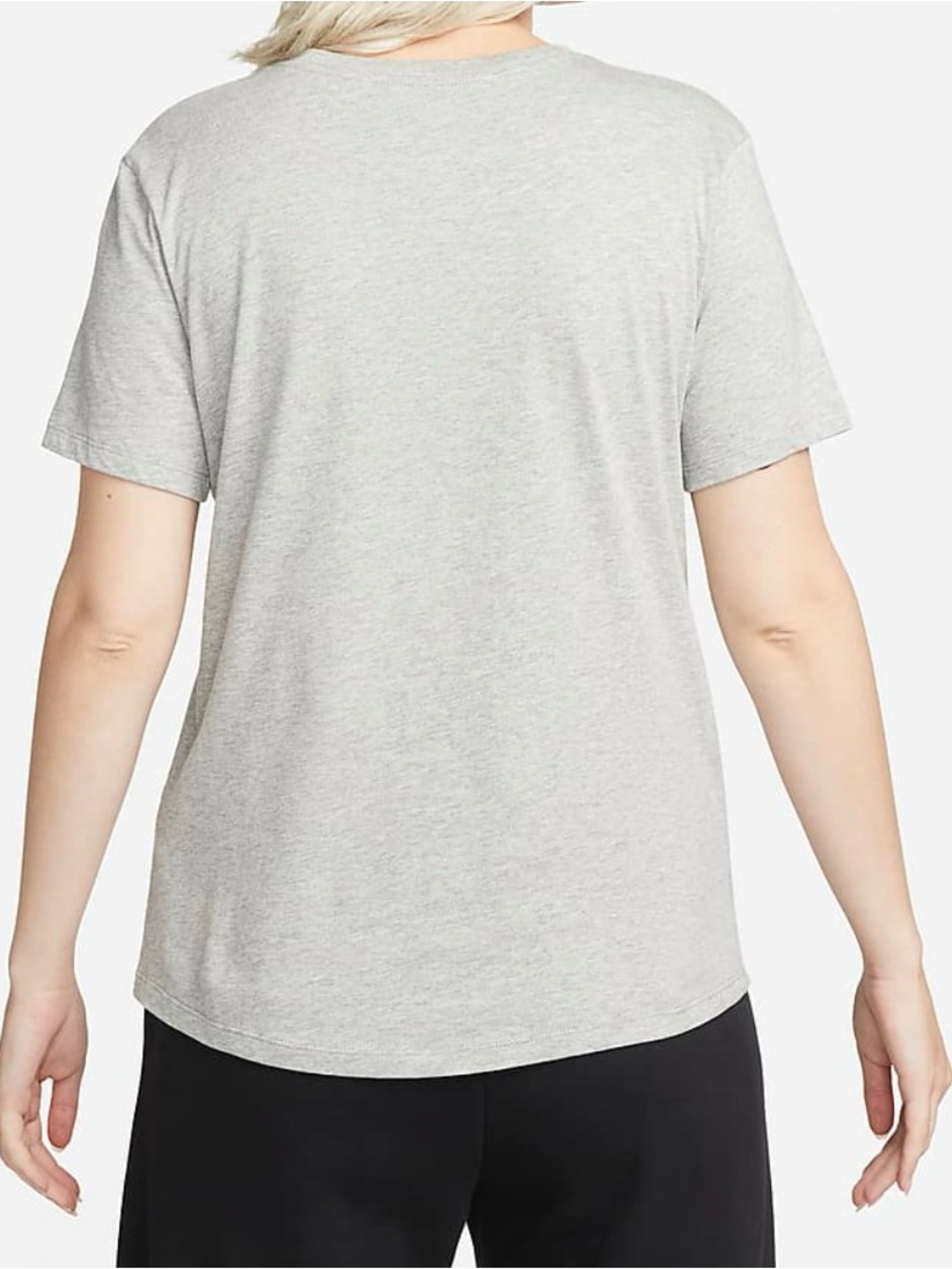Nike Sportswear Essentials Women's Logo T-Shirt DX7906-063 Size L Grey - Picture 5 of 7